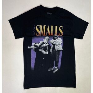 The Notorious BIG Smalls T-shirt Women Small Black Short Sleeve Rap Music